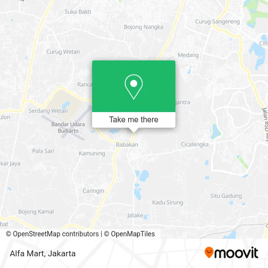 Alfa Mart map