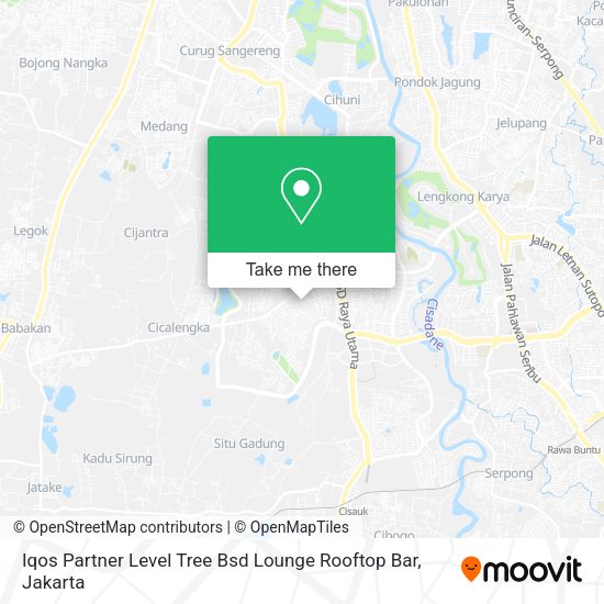 Iqos Partner Level Tree Bsd Lounge Rooftop Bar map
