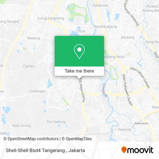 Shell-Shell Bsd4 Tangerang. map