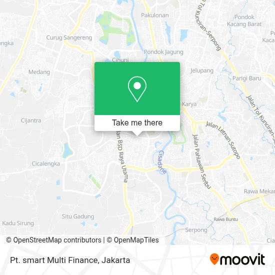 Pt. smart Multi Finance map