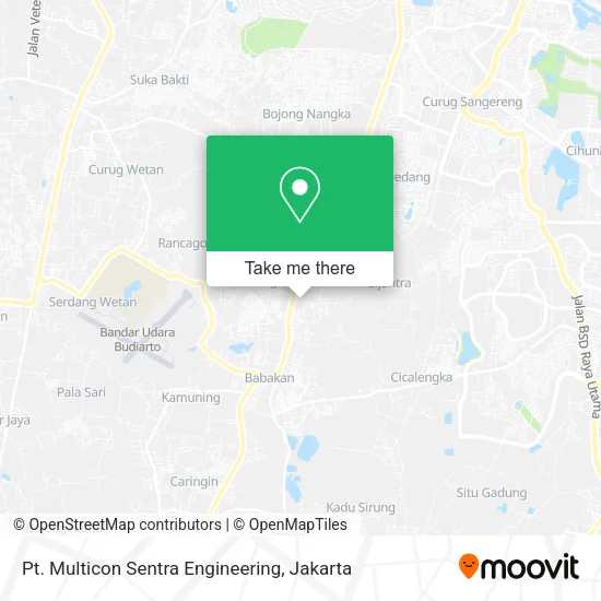 Pt. Multicon Sentra Engineering map