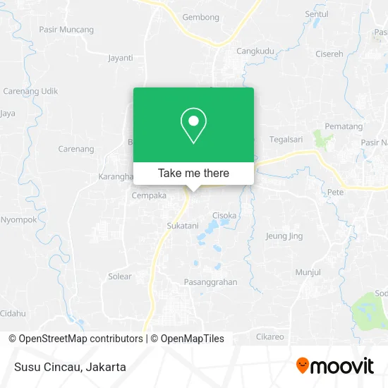 Susu Cincau map