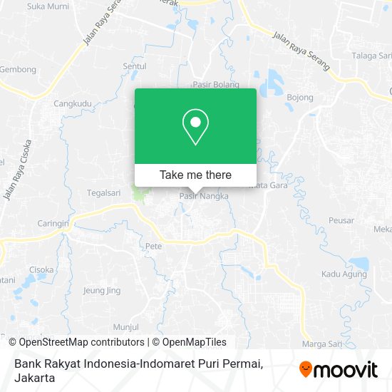 Bank Rakyat Indonesia-Indomaret Puri Permai map