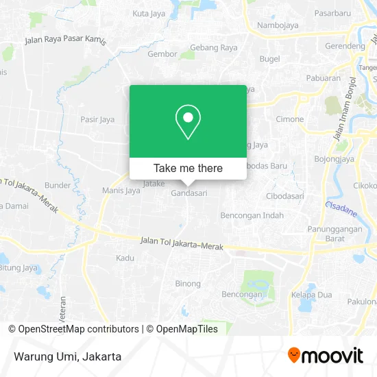 Warung Umi map