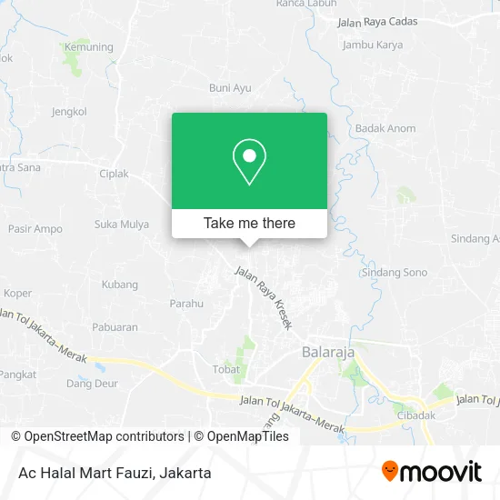 Ac Halal Mart Fauzi map