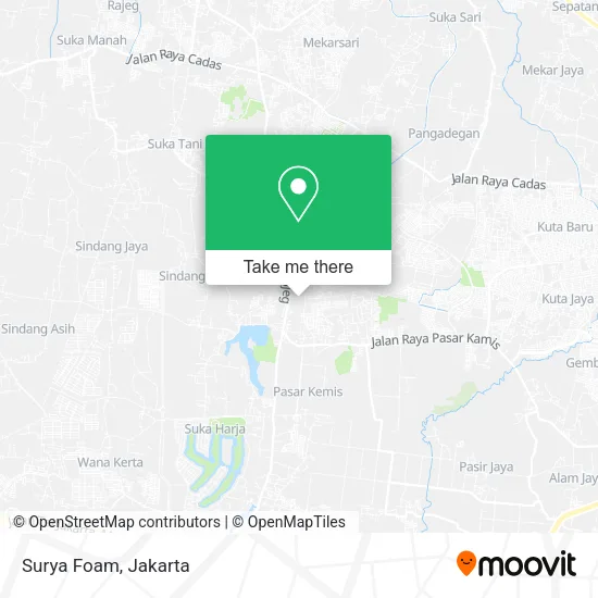Surya Foam map