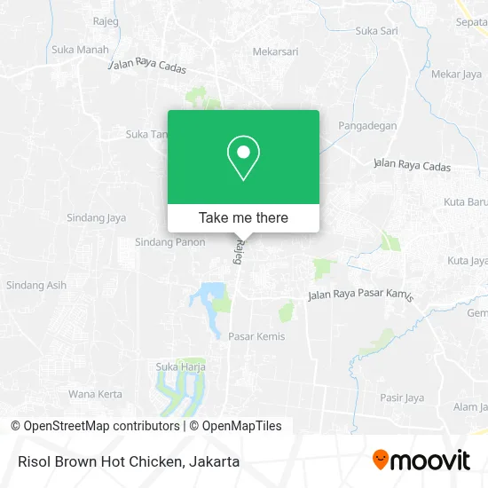 Risol Brown Hot Chicken map