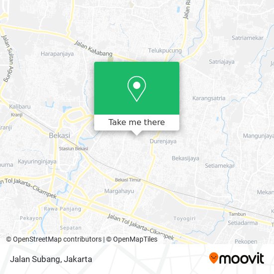 Jalan Subang map