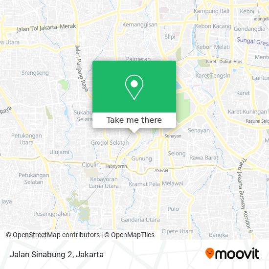 Jalan Sinabung 2 map