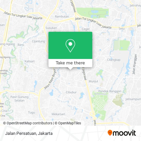 Jalan Persatuan map