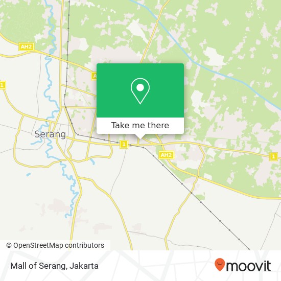 Mall of Serang map