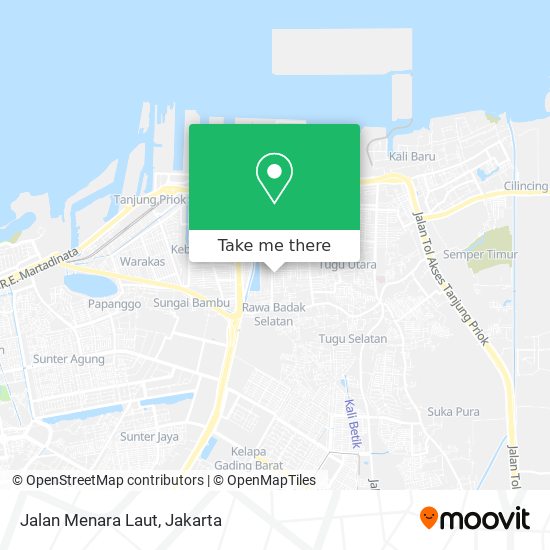 Jalan Menara Laut map