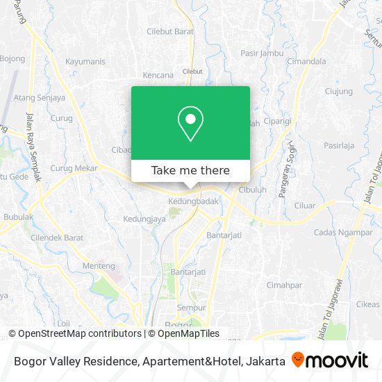 Bogor Valley Residence, Apartement&Hotel map