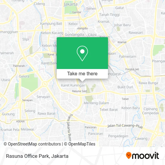 Rasuna Office Park map