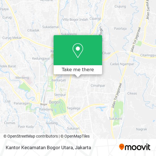 Kantor Kecamatan Bogor Utara map