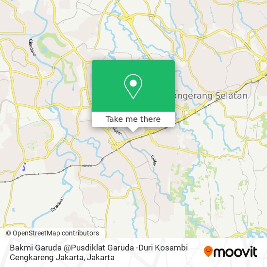 Bakmi Garuda @Pusdiklat Garuda -Duri Kosambi Cengkareng Jakarta map