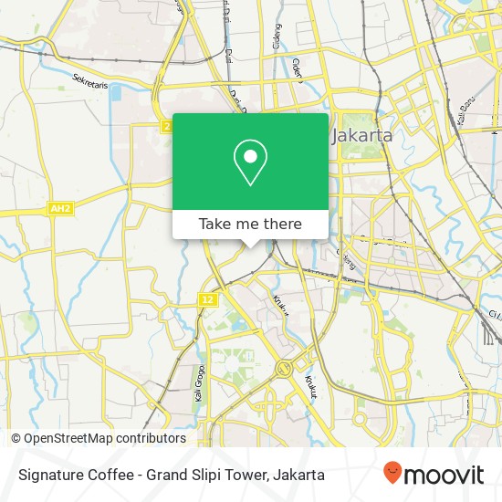 Signature Coffee - Grand Slipi Tower map