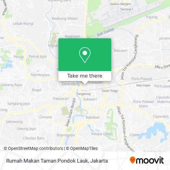 Rumah Makan Taman Pondok Lauk map