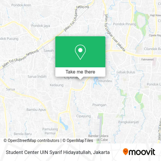 Student Center UIN Syarif Hidayatullah map