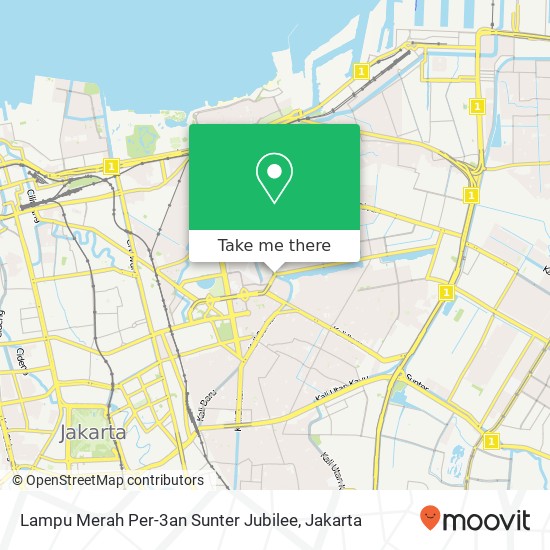 Lampu Merah Per-3an Sunter Jubilee map