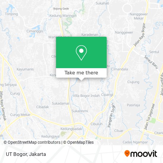 UT Bogor map