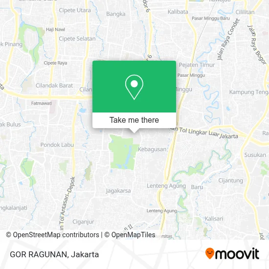 GOR RAGUNAN map
