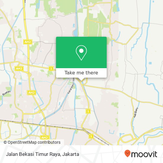 Jalan Bekasi Timur Raya map