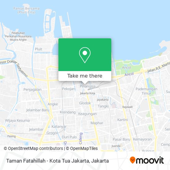 Taman Fatahillah - Kota Tua Jakarta map