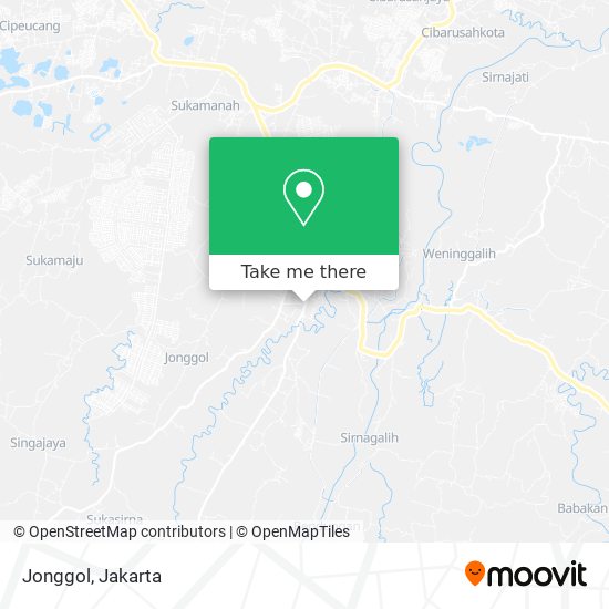 Jonggol map