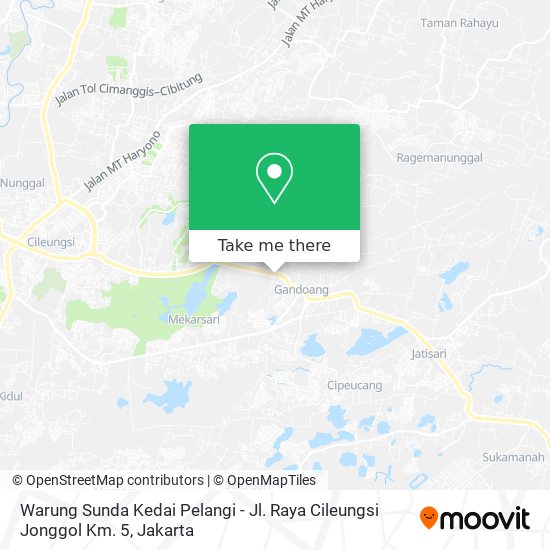 Warung Sunda Kedai Pelangi - Jl. Raya Cileungsi Jonggol Km. 5 map