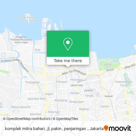 komplek mitra bahari , jl, pakin , penjaringan . map