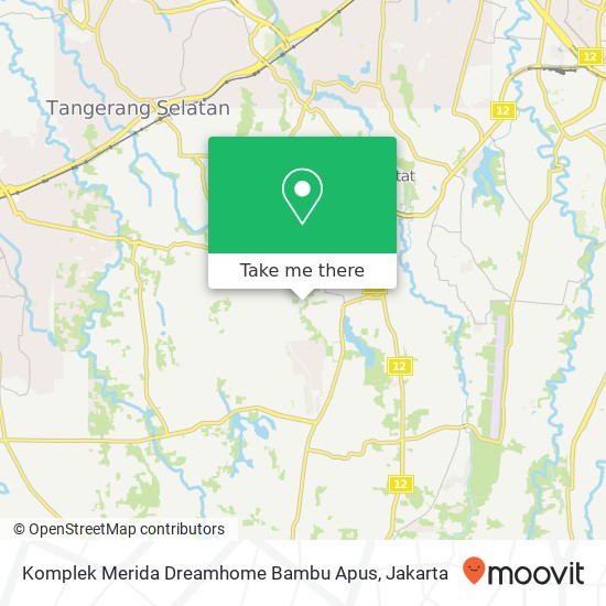 Komplek Merida Dreamhome Bambu Apus map