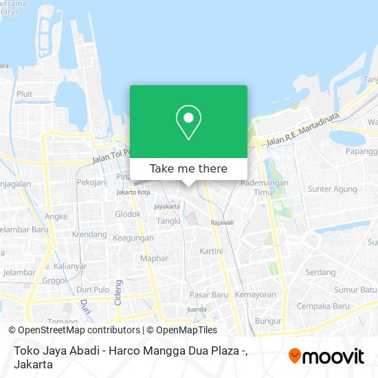 Toko Jaya Abadi - Harco Mangga Dua Plaza - map