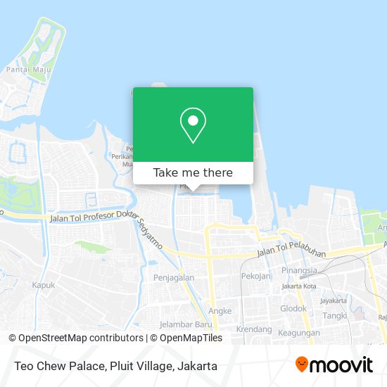 Teo Chew Palace, Pluit Village map