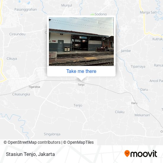 Stasiun Tenjo map