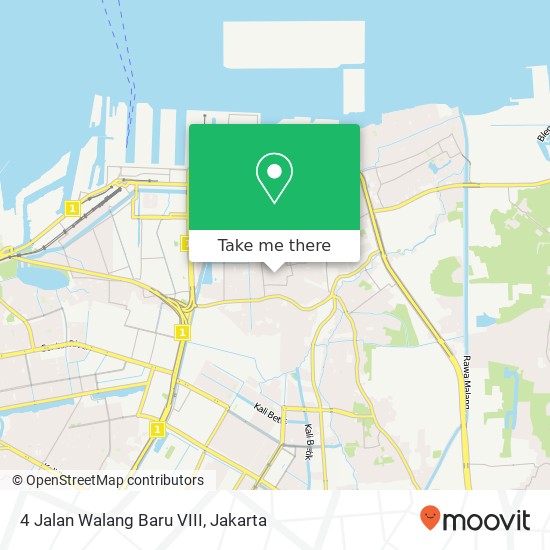 4 Jalan Walang Baru VIII map