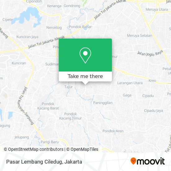 Pasar Lembang Ciledug map