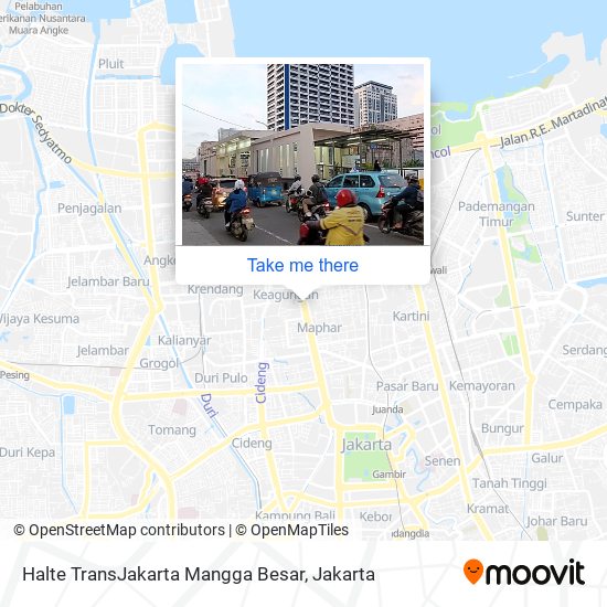 Halte TransJakarta Mangga Besar map