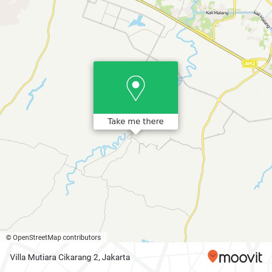 Villa Mutiara Cikarang 2 map