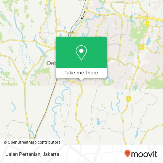 Jalan Pertanian map