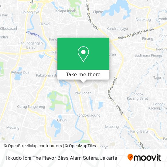 Ikkudo Ichi The Flavor Bliss Alam Sutera map