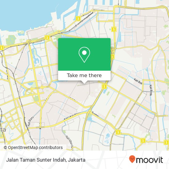 Jalan Taman Sunter Indah map
