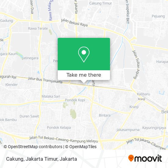 Cakung, Jakarta Timur map