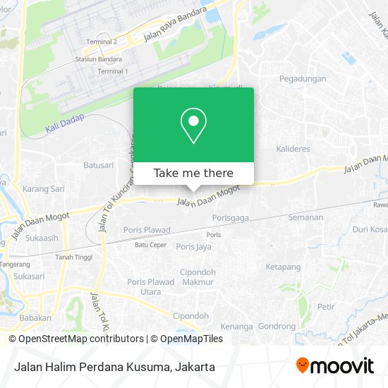 Jalan Halim Perdana Kusuma map
