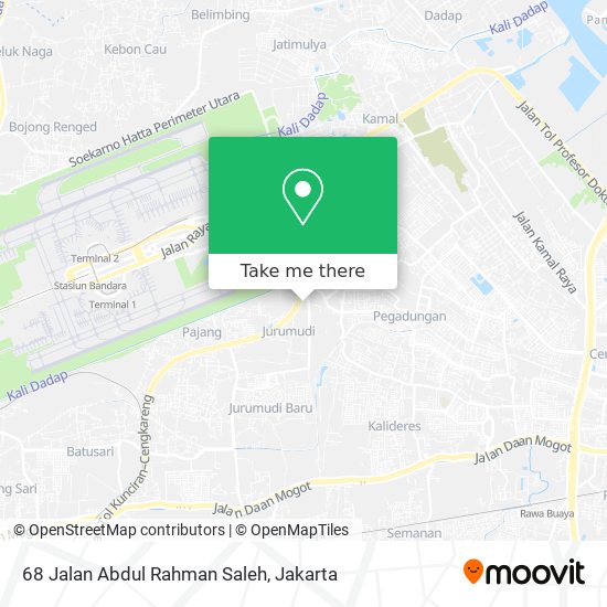 68 Jalan Abdul Rahman Saleh map