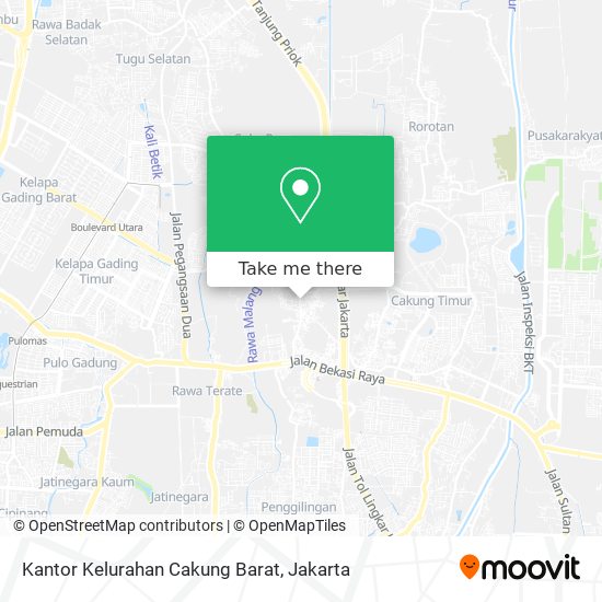 Kantor Kelurahan Cakung Barat map