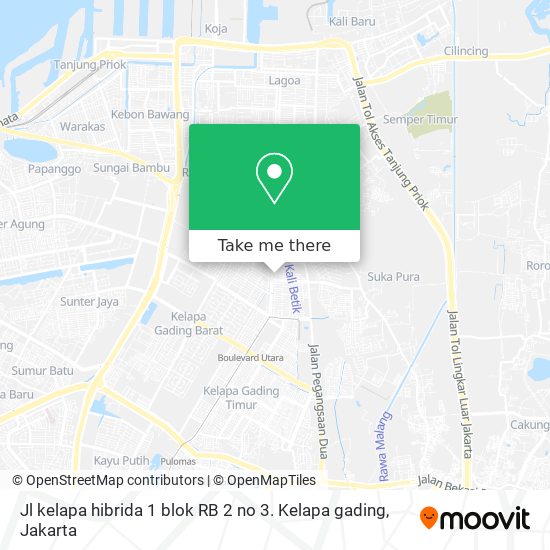 Jl kelapa hibrida 1 blok RB 2 no 3. Kelapa gading map