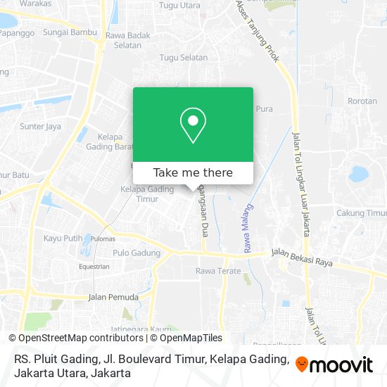 RS. Pluit Gading, Jl. Boulevard Timur, Kelapa Gading, Jakarta Utara map