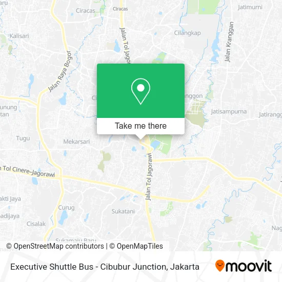 Executive Shuttle Bus - Cibubur Junction map