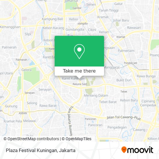 Plaza Festival Kuningan map